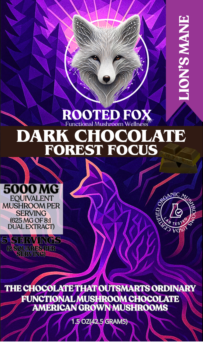 Lion's Mane Dark Chocolate Bar